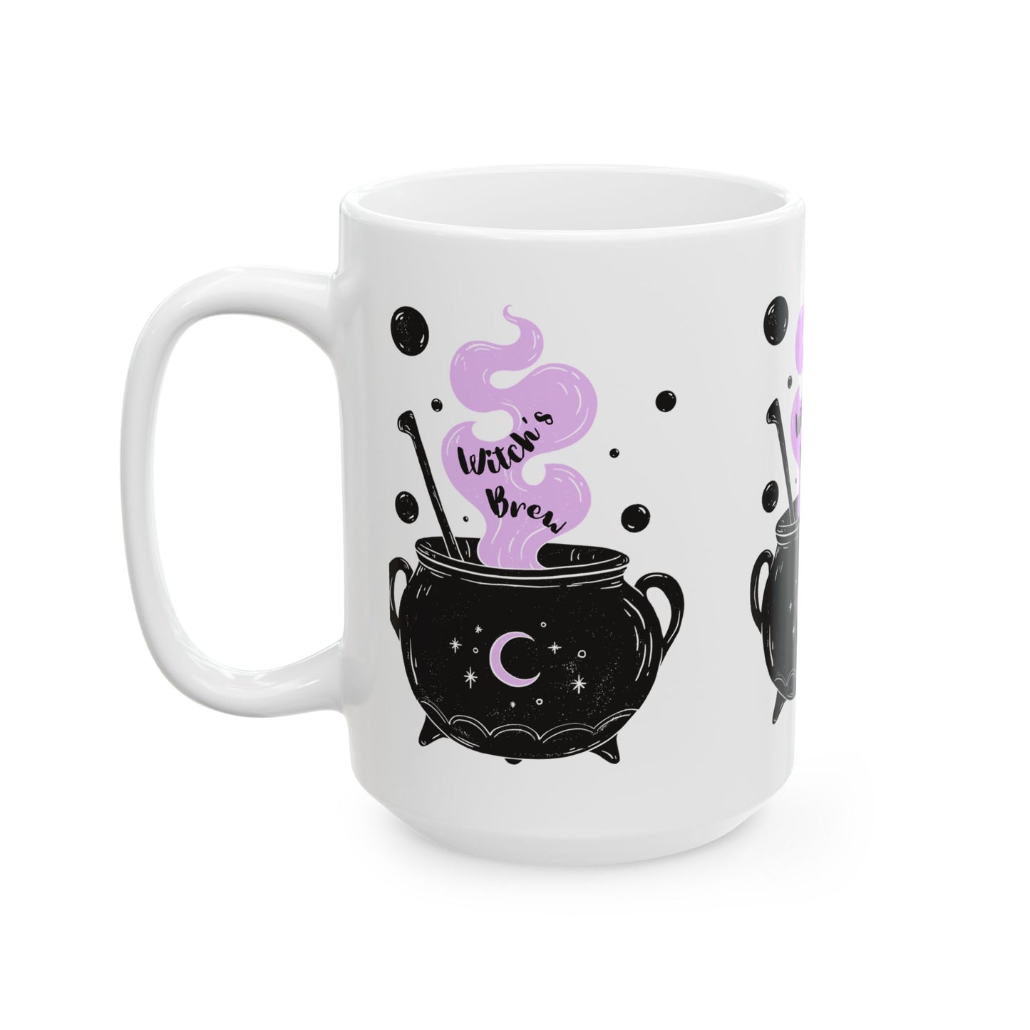 Witch's Brew Ceramic Mug - Cauldron Design | 11 oz & 15 oz BPA-Free Coffee Cup