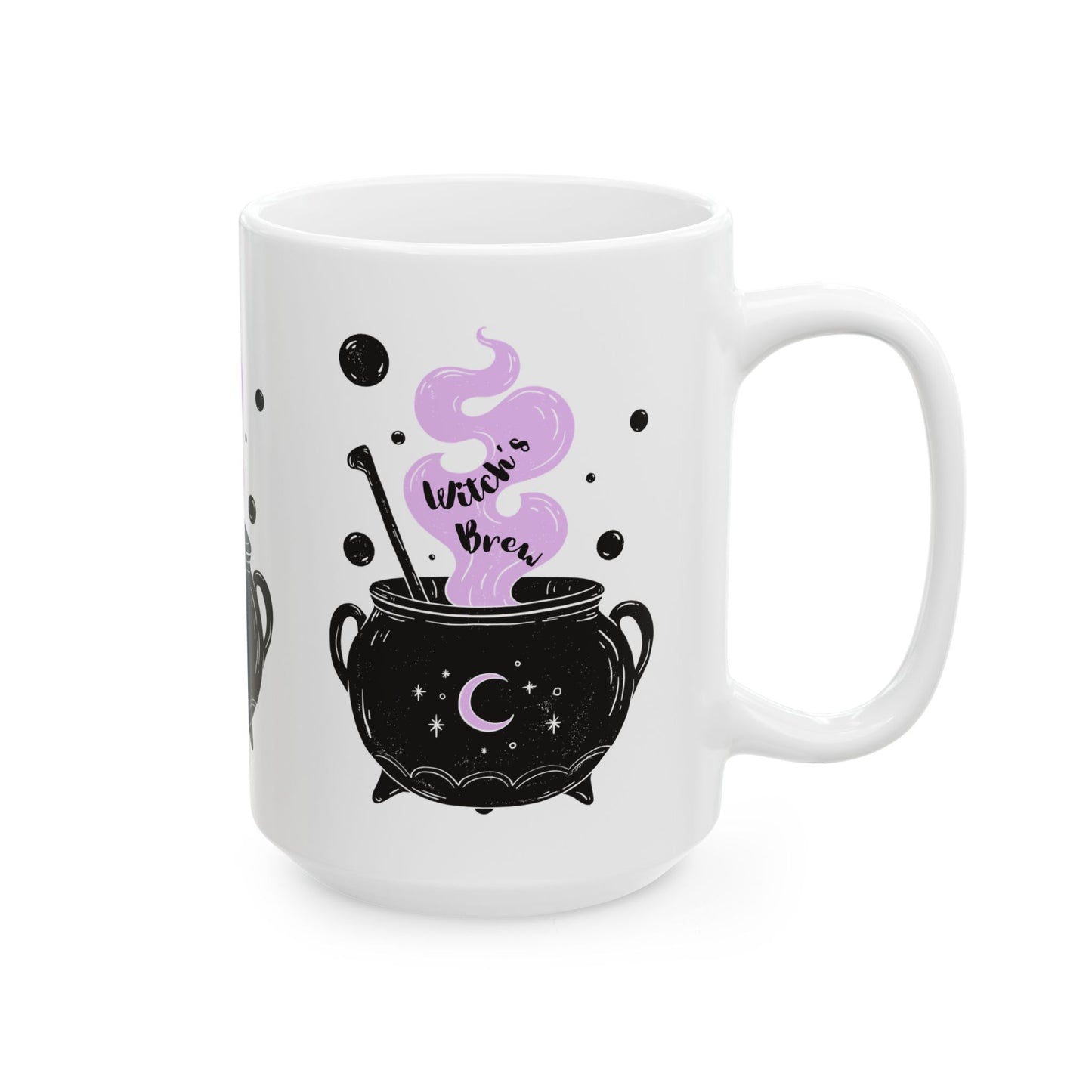 Witch's Brew Ceramic Mug - Cauldron Design | 11 oz & 15 oz BPA-Free Coffee Cup