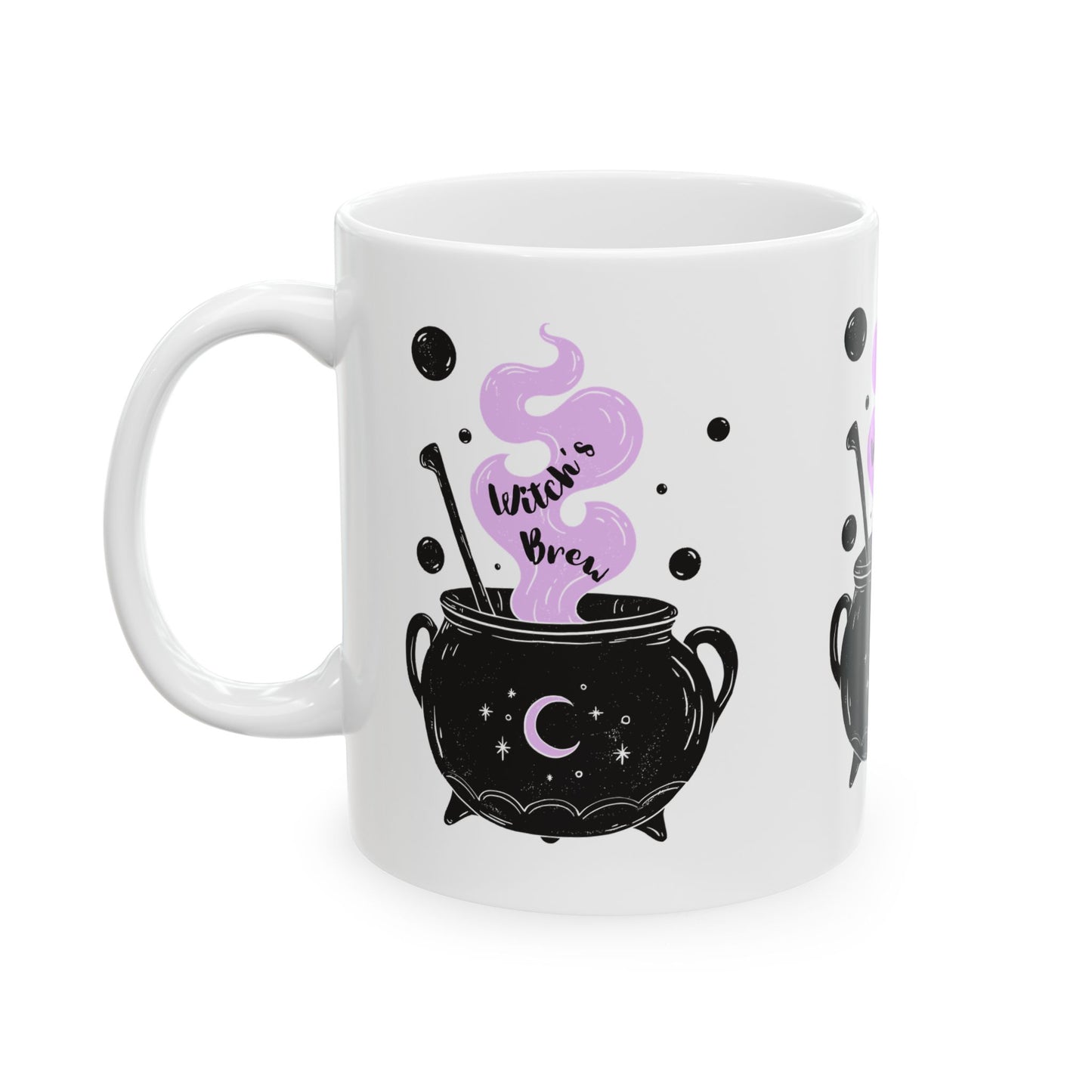 Witch's Brew Ceramic Mug - Cauldron Design | 11 oz & 15 oz BPA-Free Coffee Cup