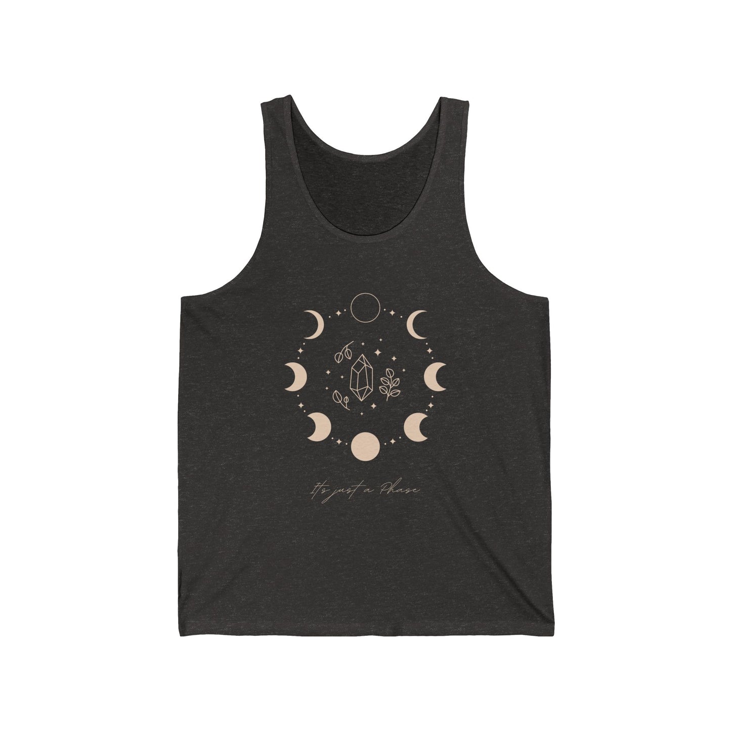 It's Just a Phase Moon Phases Tank Top- Unisex Jersey