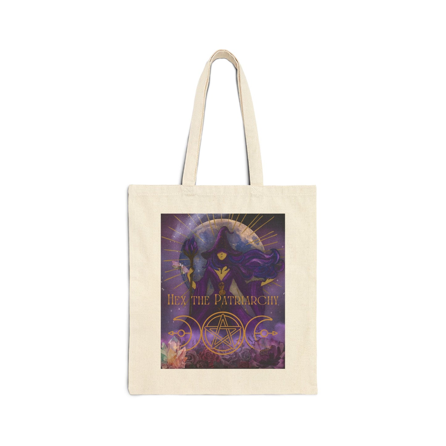 Hex the Patriarchy Cotton Tote Bag