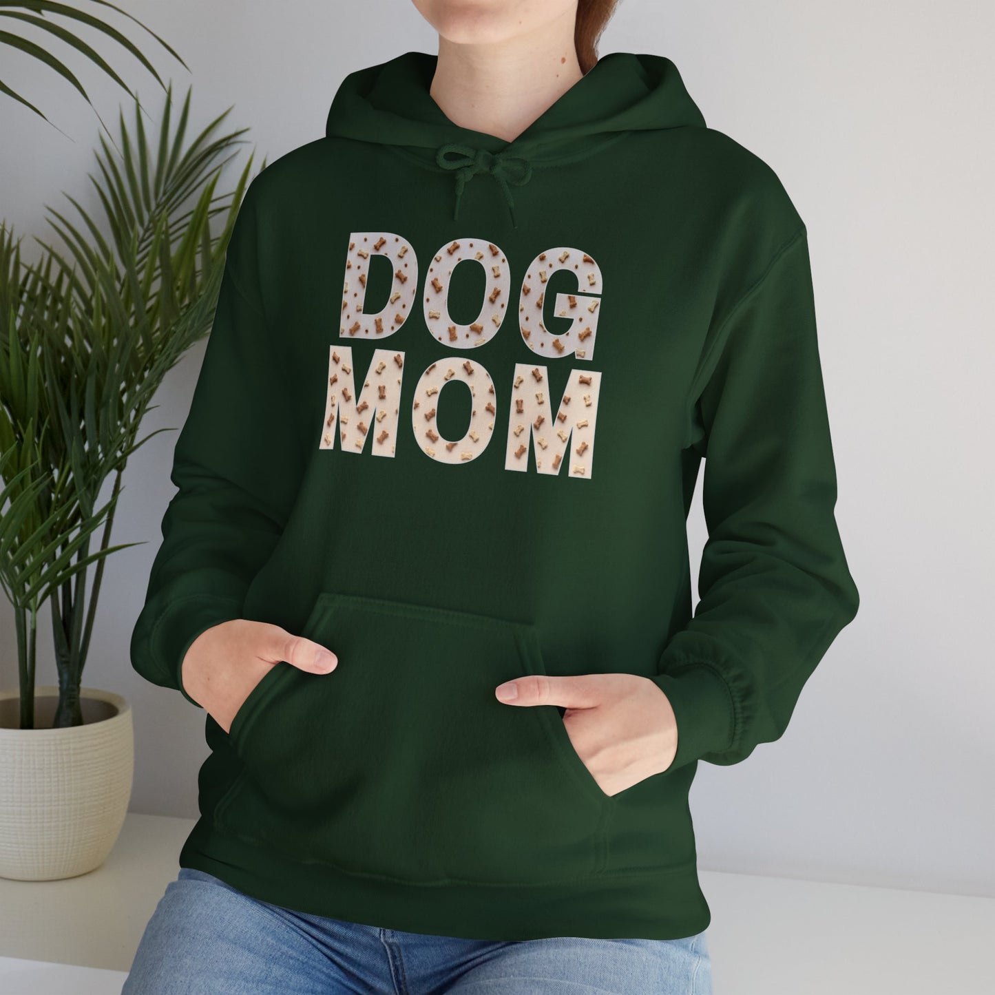 Dog Mom Unisex Heavy Blend Hooded Sweatshirt