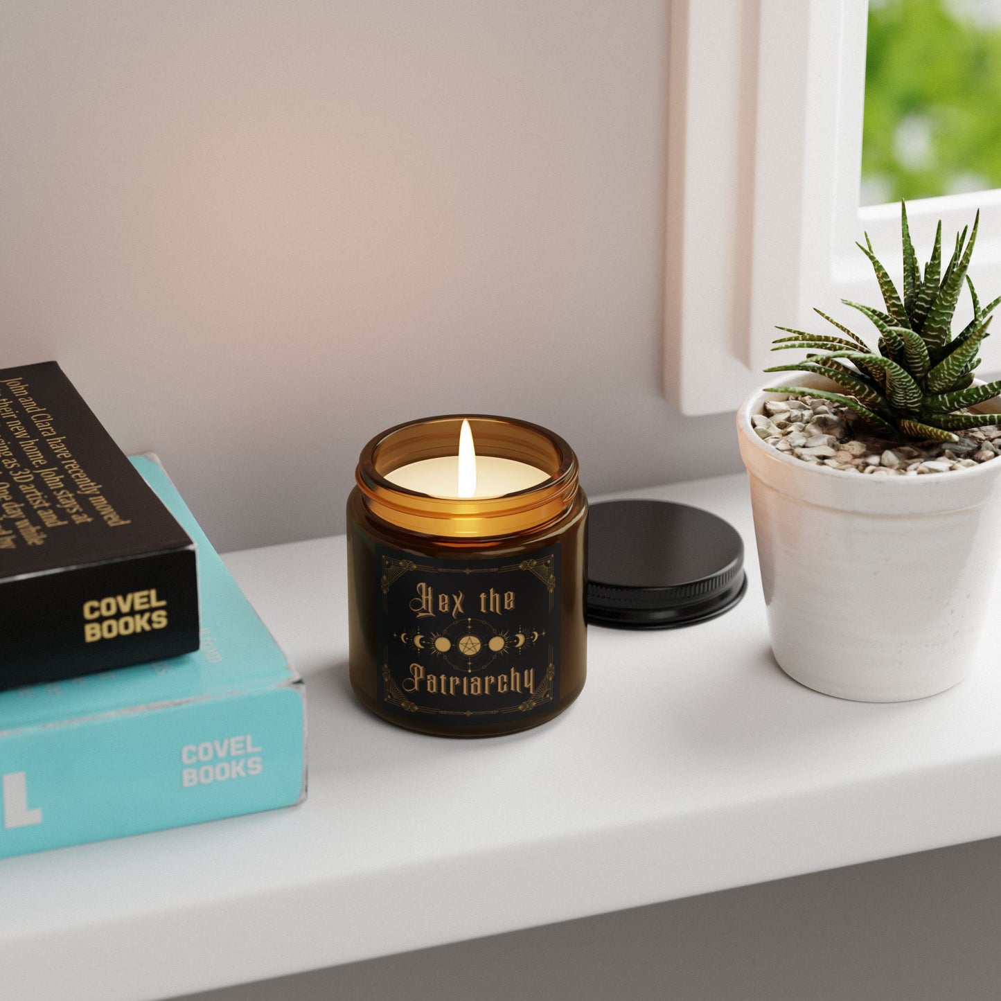 Hex the Patriarchy Scented Soy Wax Candle