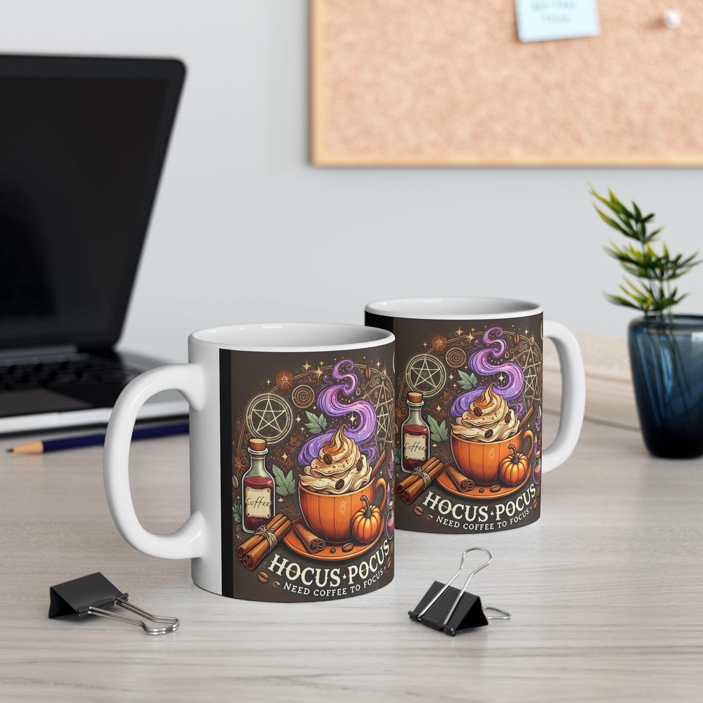 Hocus Pocus "Need Coffee to Focus" 11 oz Mug