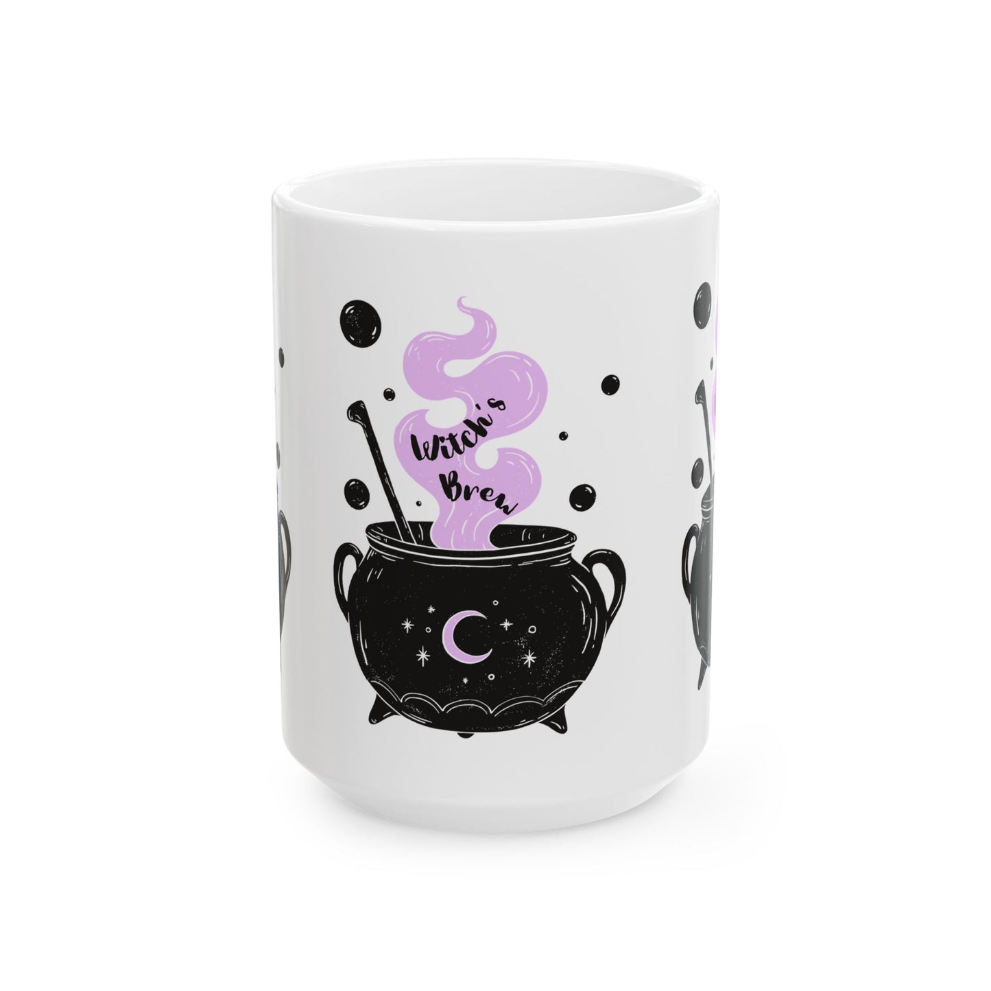 Witch's Brew Ceramic Mug - Cauldron Design | 11 oz & 15 oz BPA-Free Coffee Cup