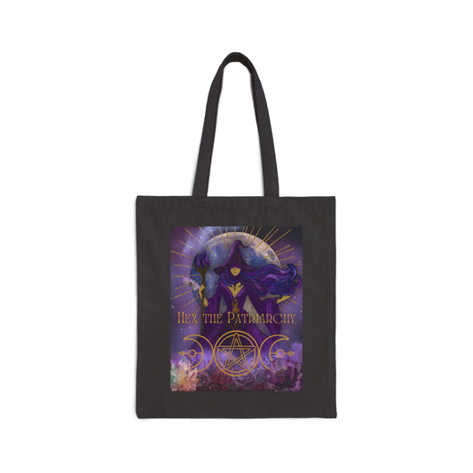 Hex the Patriarchy Cotton Tote Bag