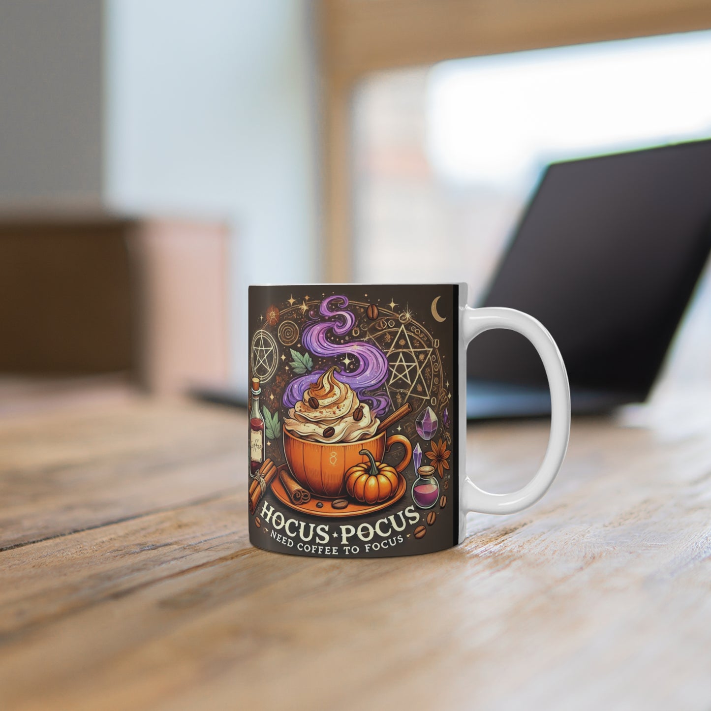 Hocus Pocus "Need Coffee to Focus" 11 oz Mug