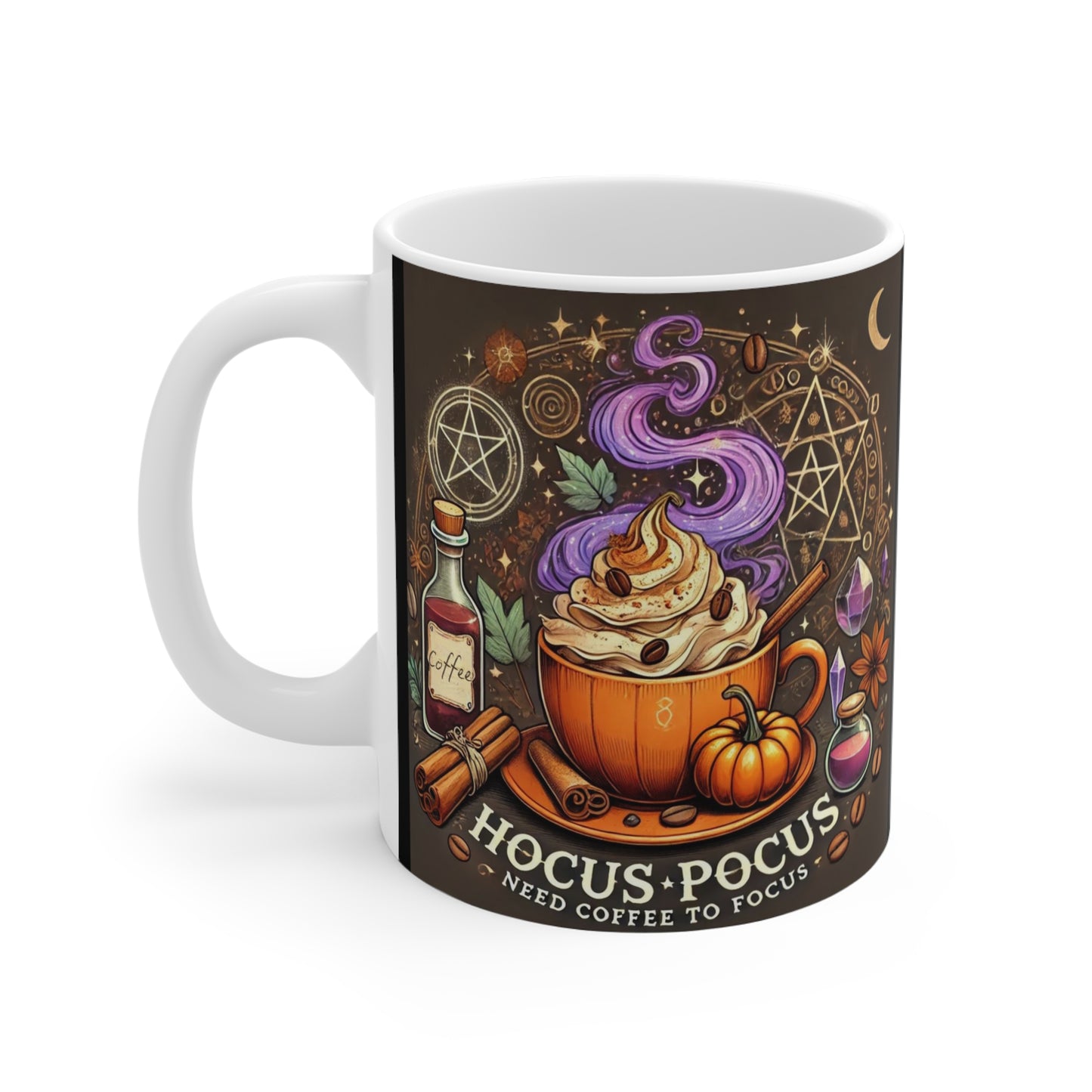 Hocus Pocus "Need Coffee to Focus" 11 oz Mug