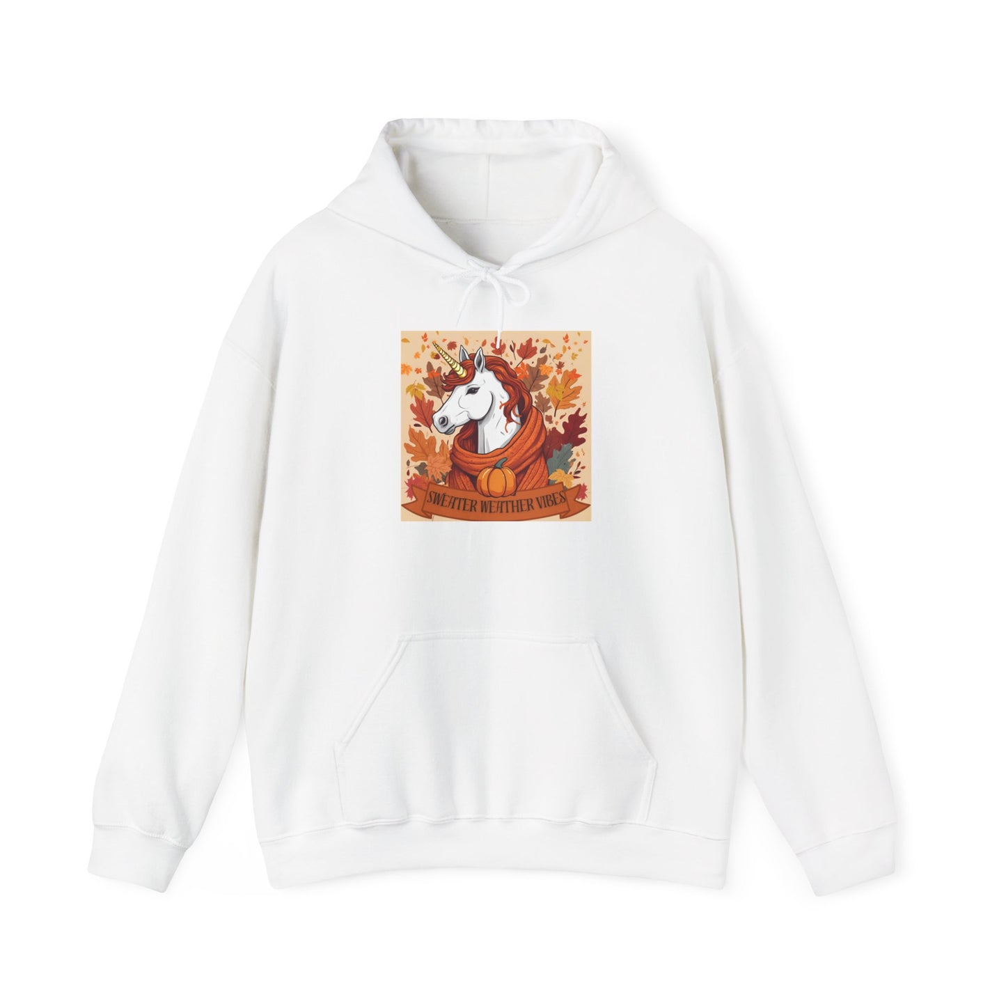 Sweater Weather Vibes Unicorn Hoodie