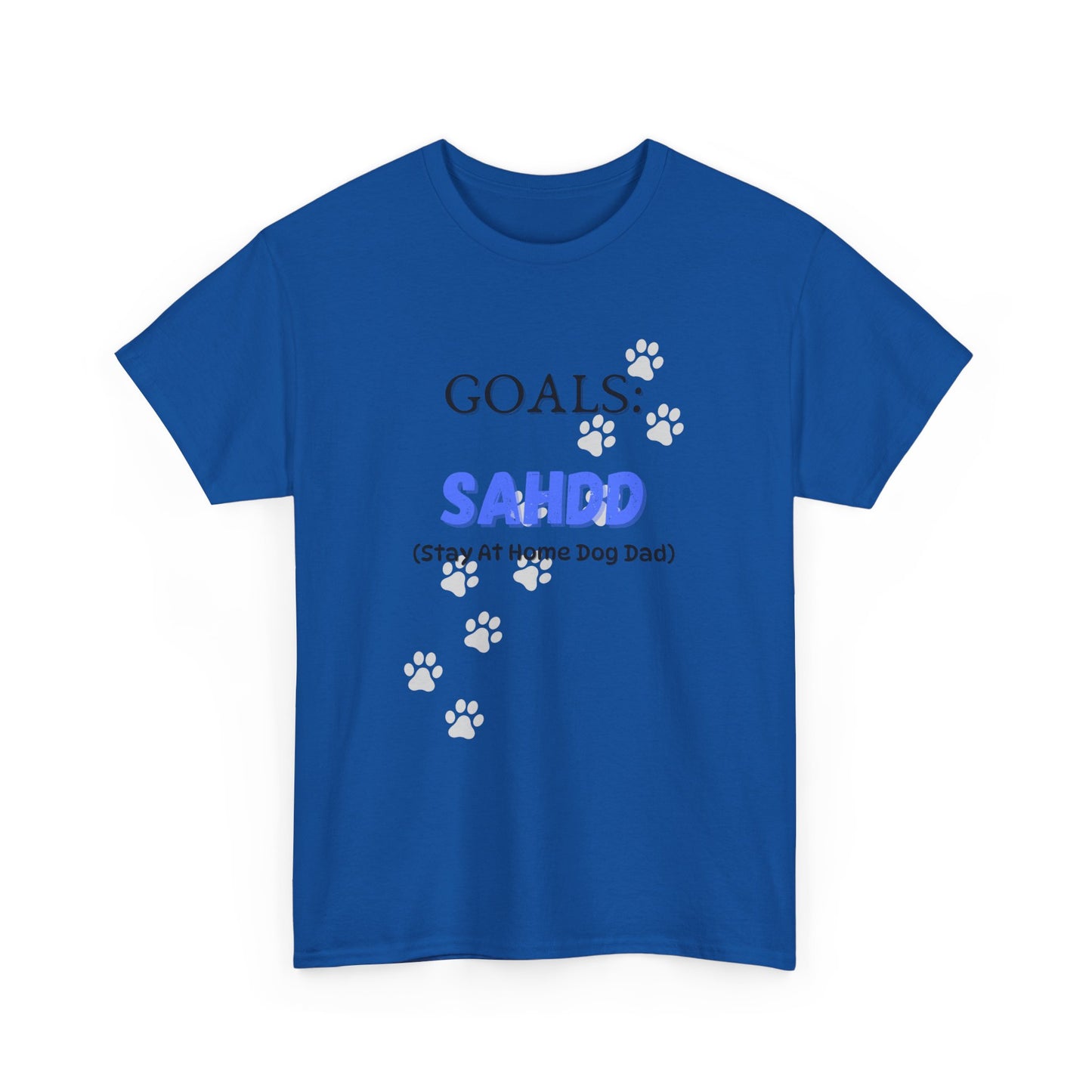 Stay At Home Dog Dad Tee, Unisex Cotton Shirt for Dog Lovers, Pet Owner Gift, Dog Dad Gifts, Funny Dog Dad Tee, Graphic Tee for Animal