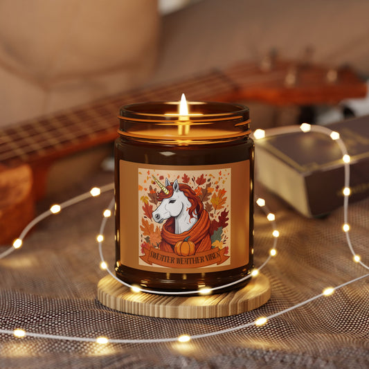 Unicorn Candle: Sweater Weather Vibes