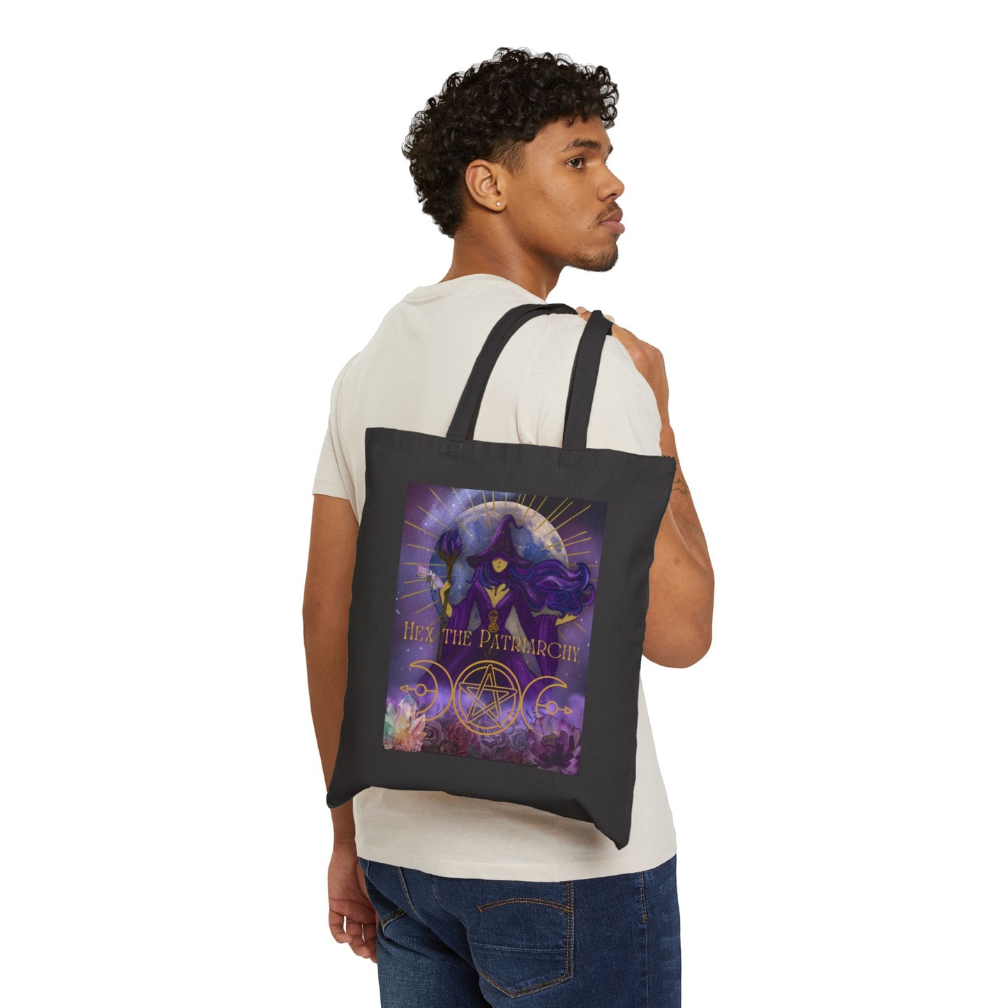 Hex the Patriarchy Cotton Tote Bag