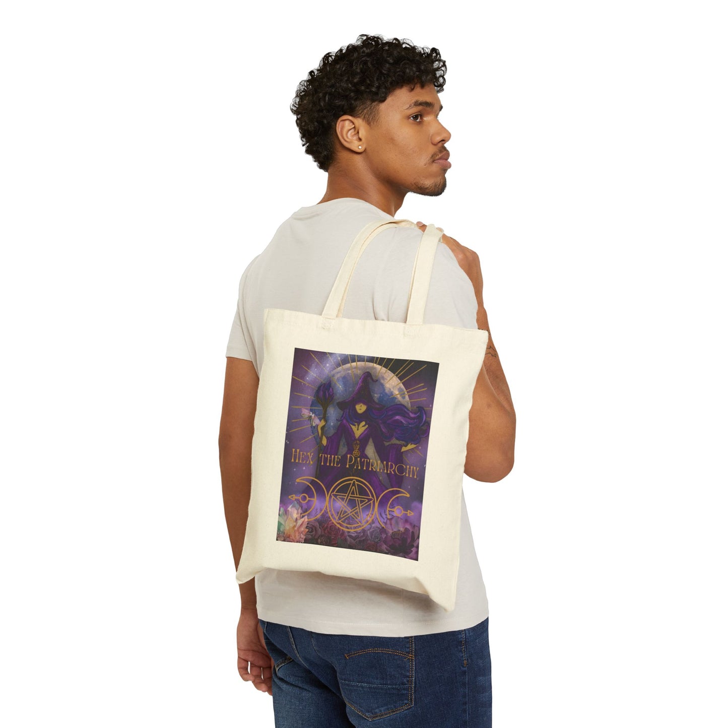 Hex the Patriarchy Cotton Tote Bag