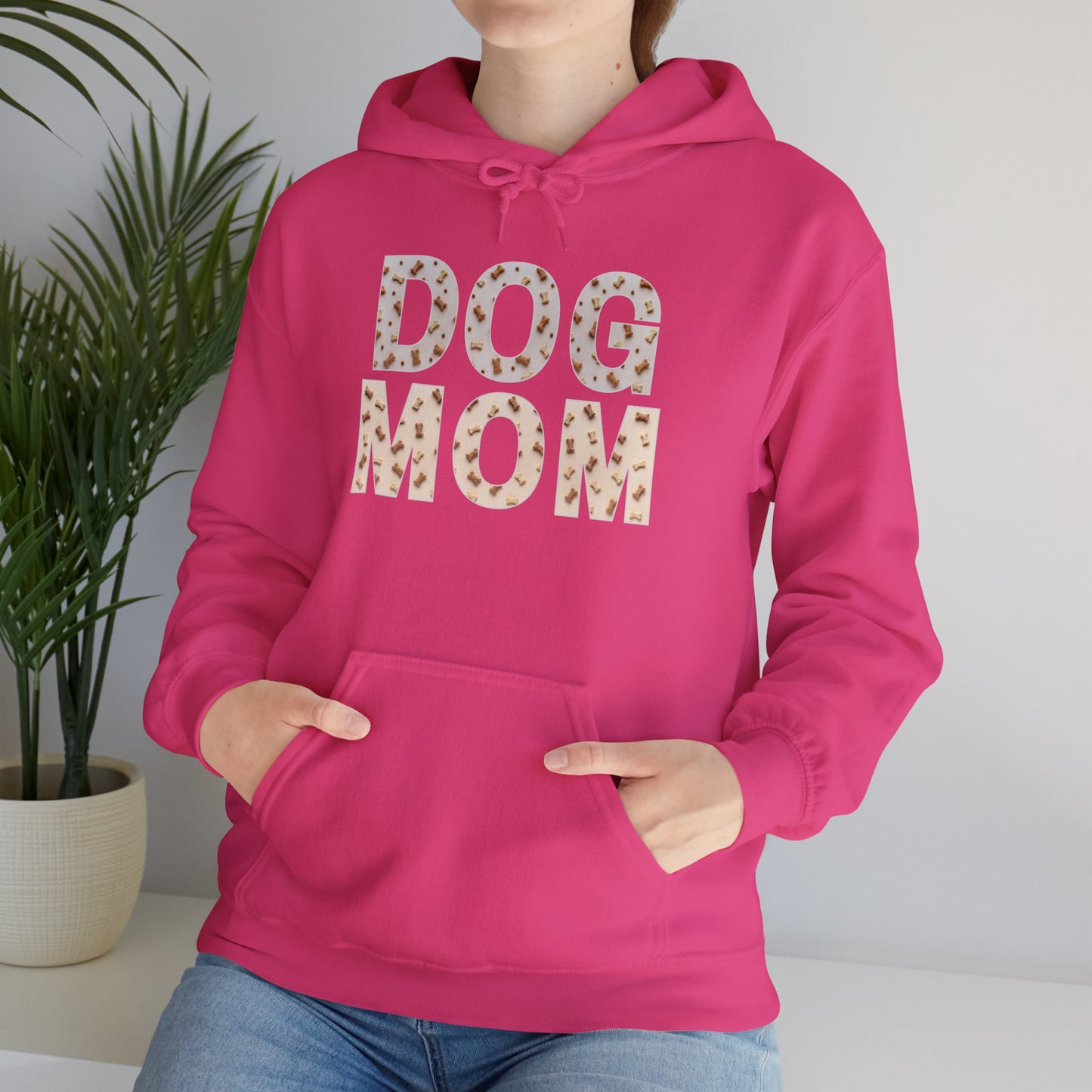 Dog Mom Unisex Heavy Blend Hooded Sweatshirt