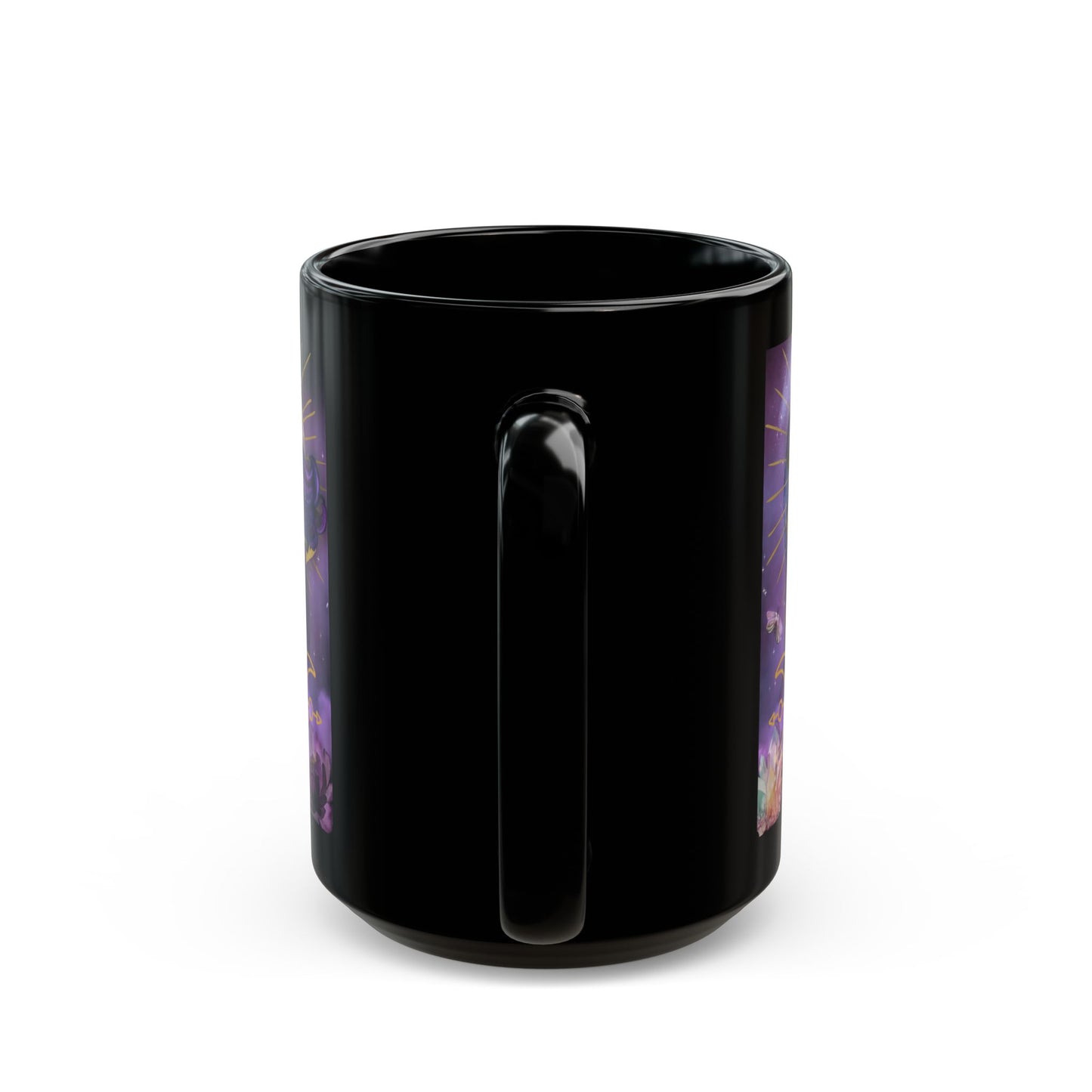 Mystical Witch Black Ceramic Mug (11oz, 15oz)