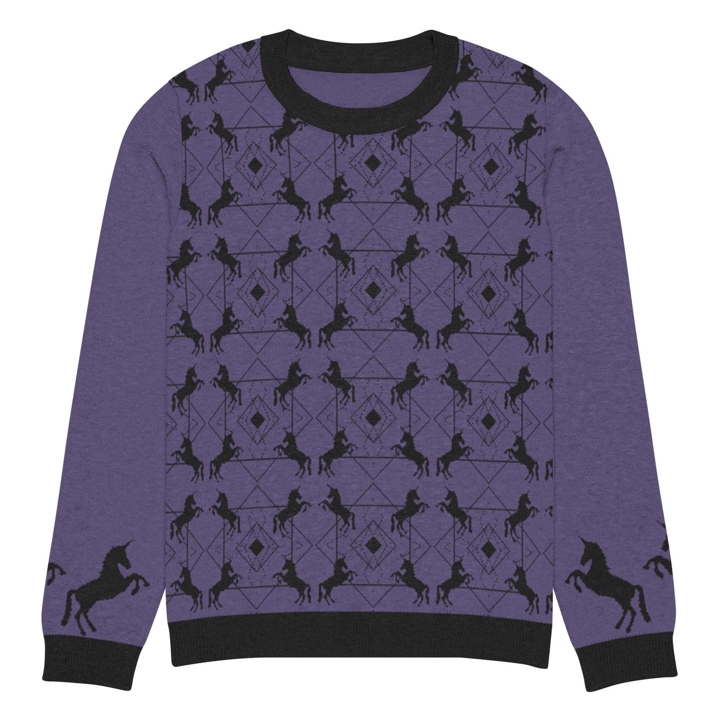 Unicorn Knitted crew neck sweater