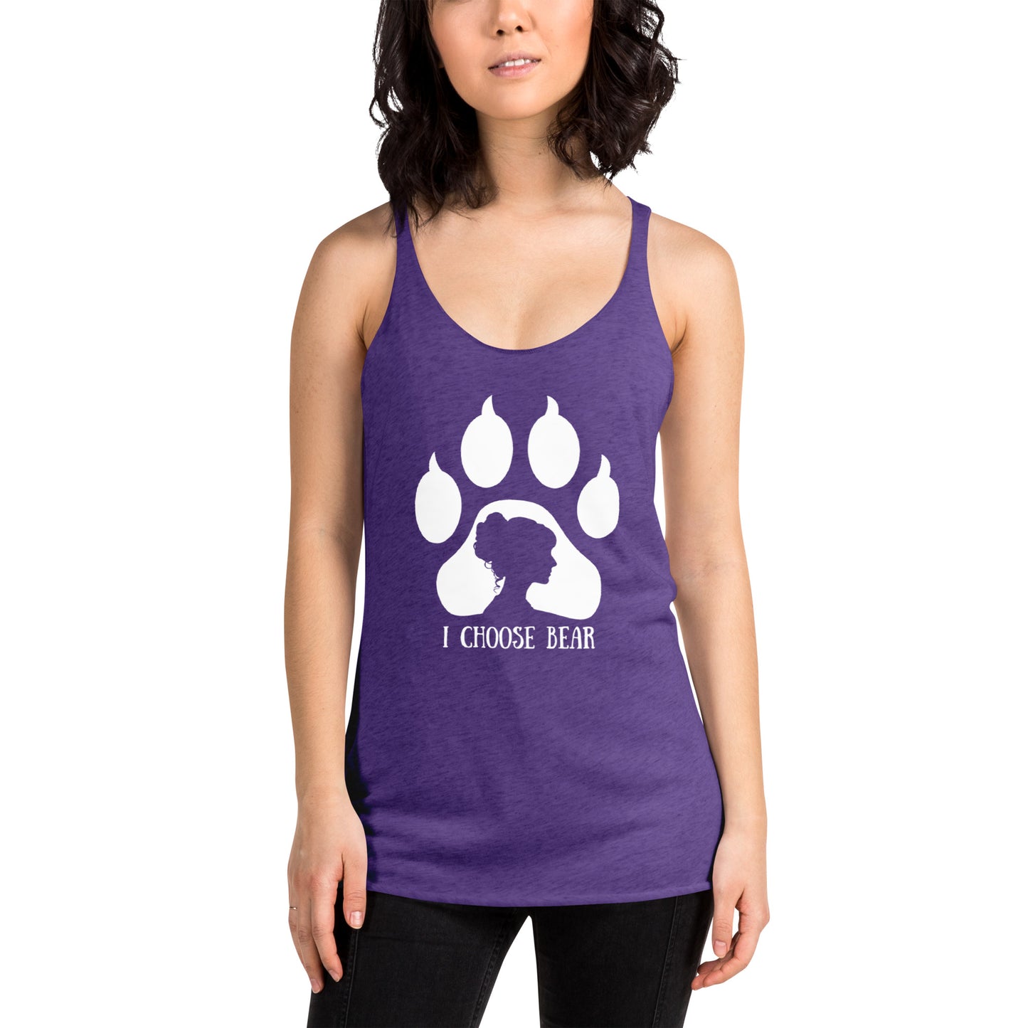 I Choose Bear Women's Racerback Tank