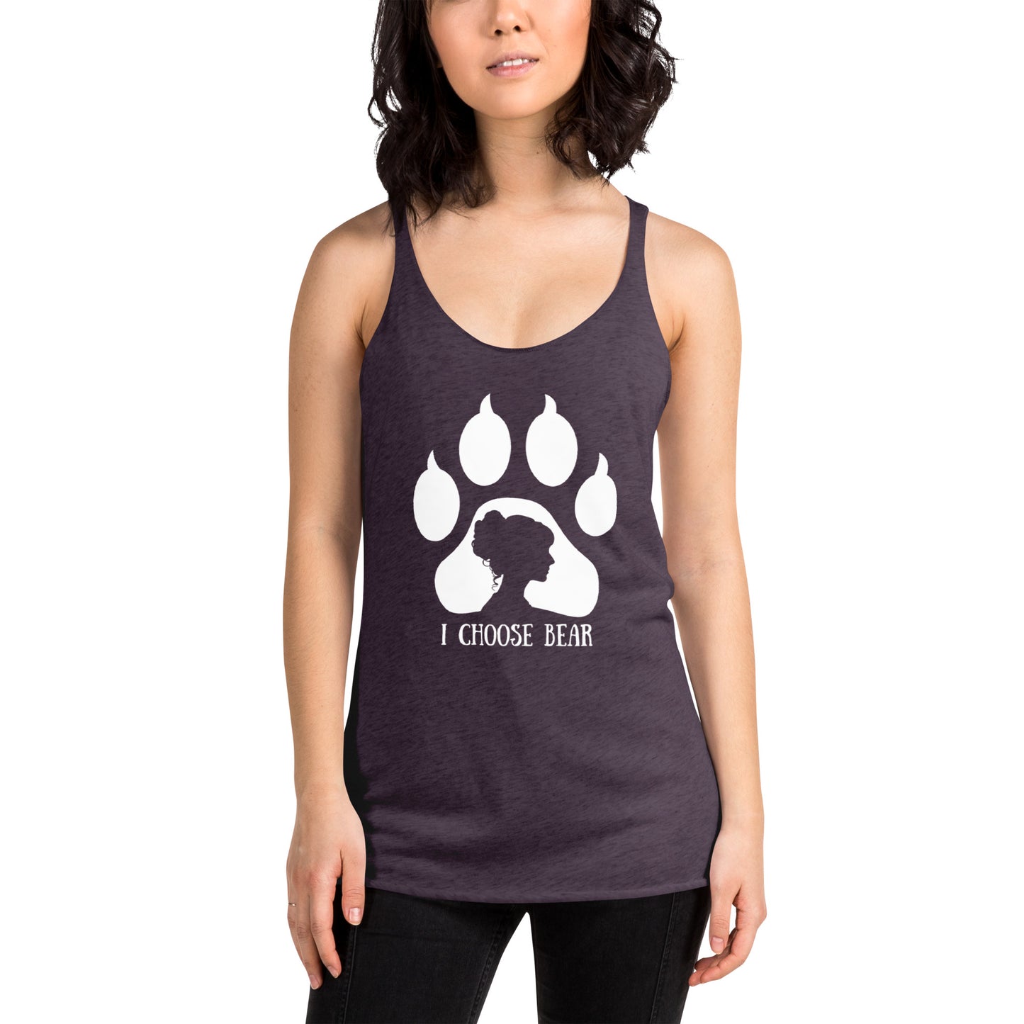 I Choose Bear Women's Racerback Tank