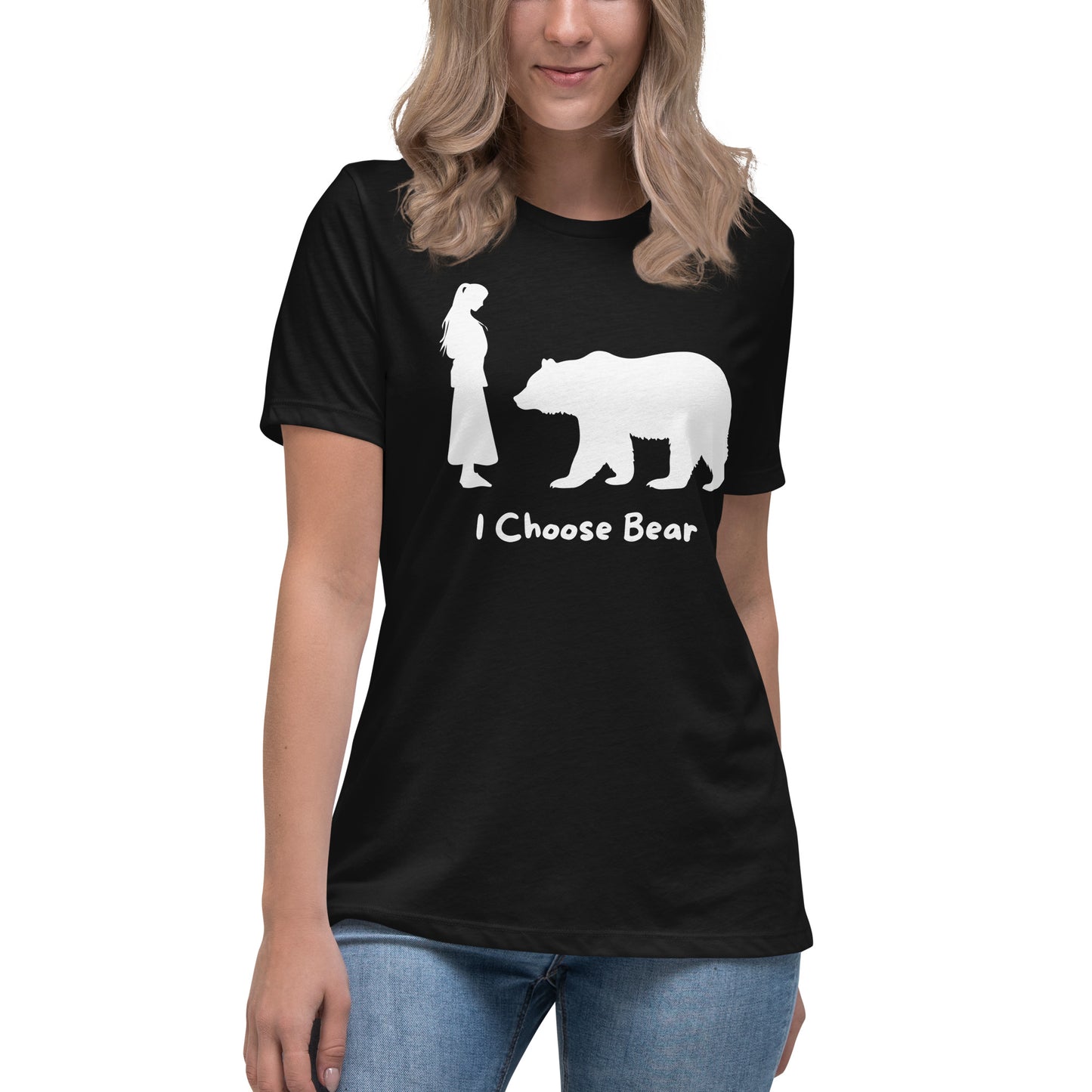 I Choose Bear: Women's Relaxed T-Shirt