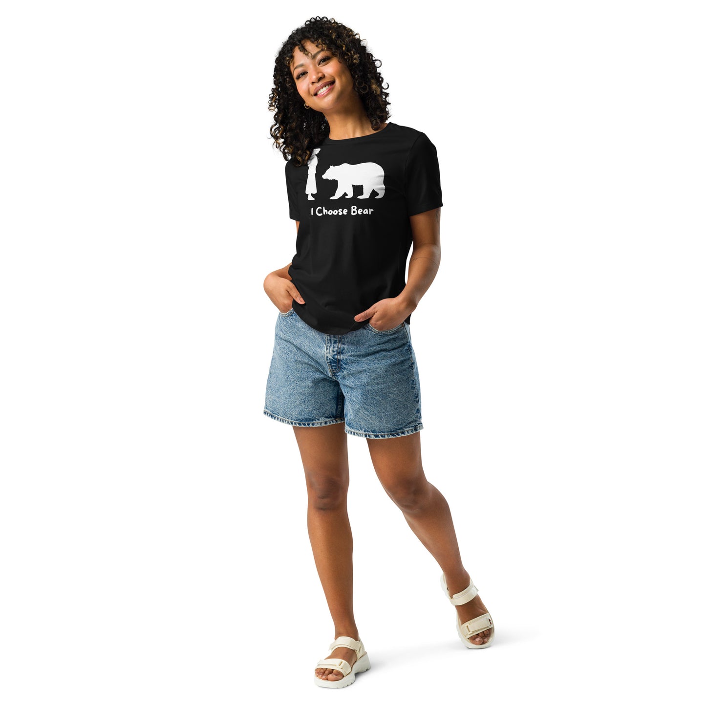 I Choose Bear: Women's Relaxed T-Shirt