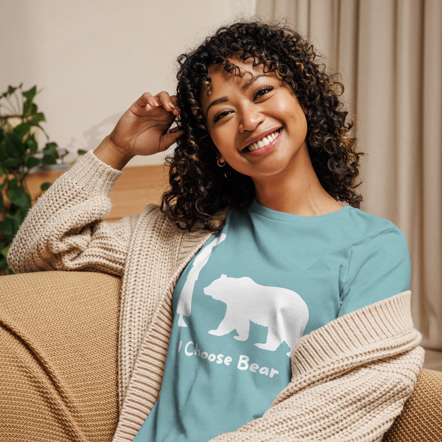 I Choose Bear: Women's Relaxed T-Shirt