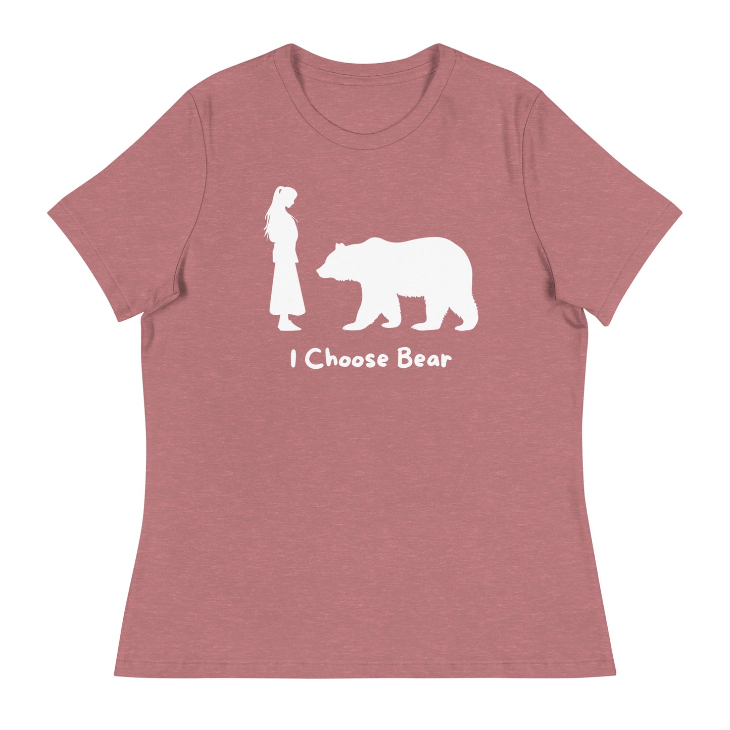 I Choose Bear: Women's Relaxed T-Shirt